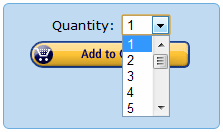 Product Quantity Dropdown List